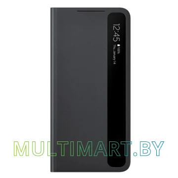 Чехол Samsung Smart Clear View Cover для Galaxy S21+ (черный)